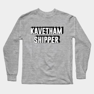 Genshin Impact Kavetham Alhaitham Kaveh shipper text | Morcaworks Long Sleeve T-Shirt